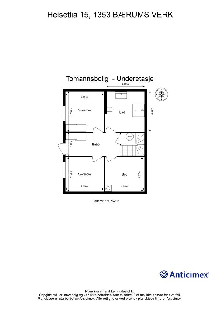 Plantegning underetasje