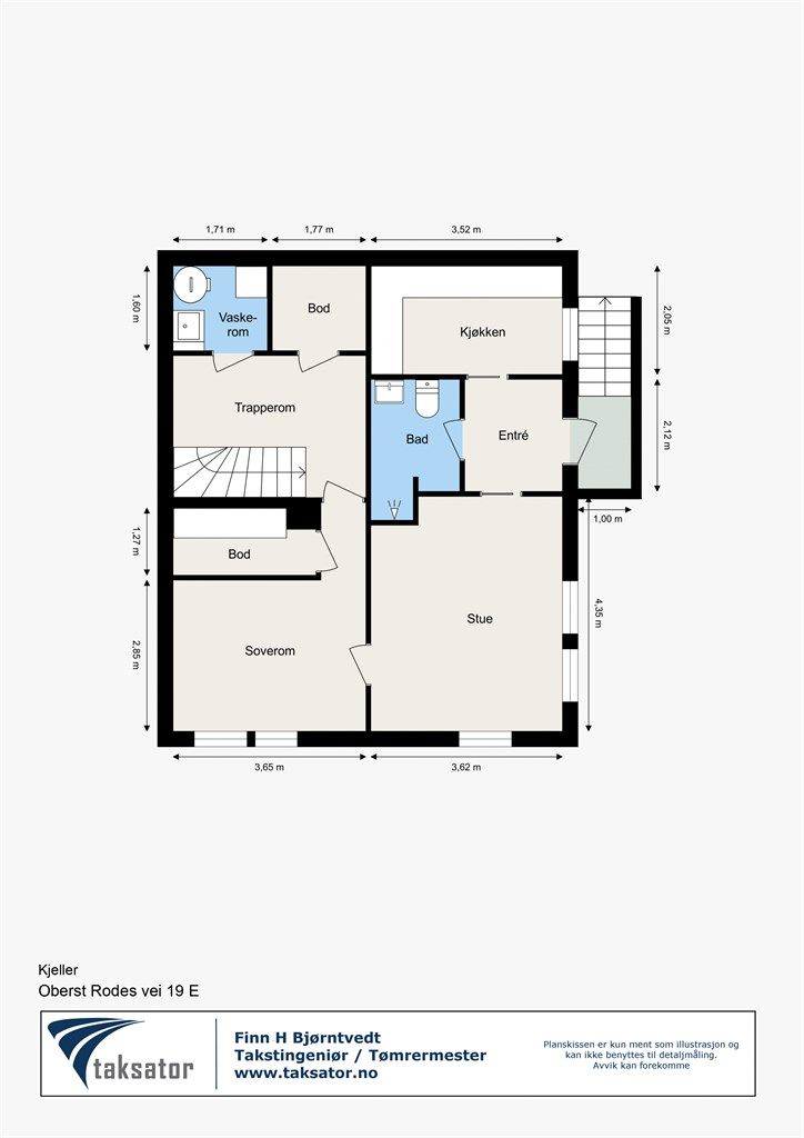 Plantegning - Kjeller