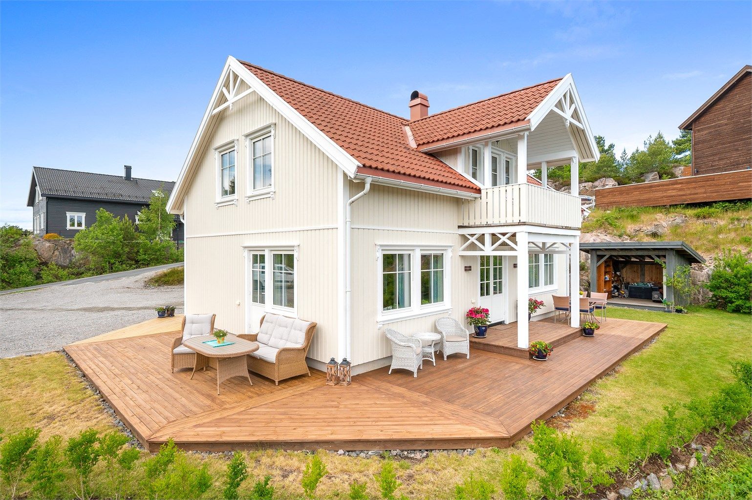 Innbydende bolig med klassiske detaljer