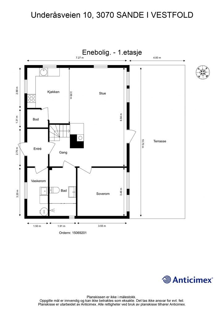 Plantegning - 1. etasje