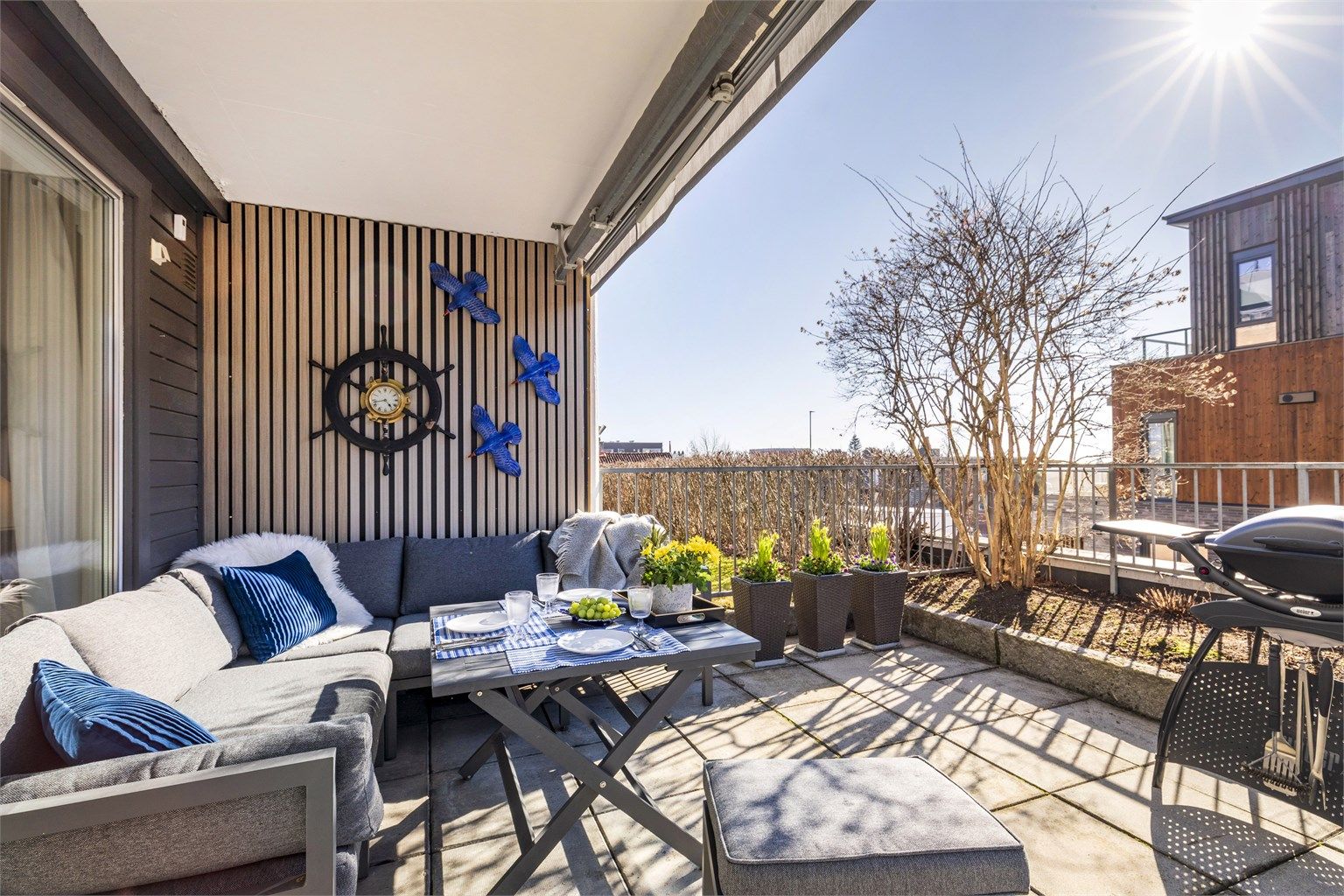 Pen og innbydende 3-roms rett ved hjertet av Bekkestua. Foto: Hanne Bruland/Foto Hanne