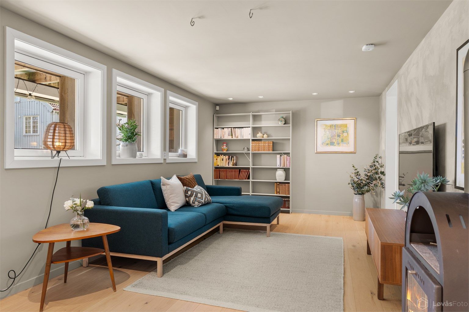 Peisovn i rommet for ekstra varme og hygge