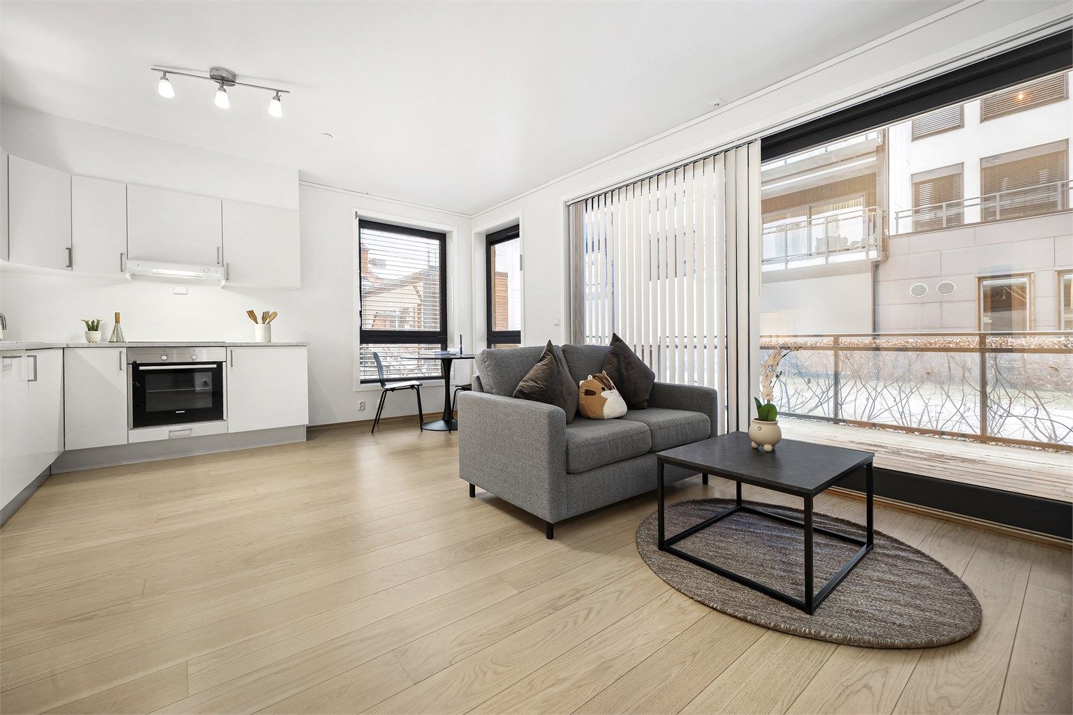 Leiligheten har en gjennomgående god standard