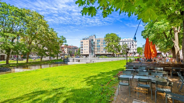 Leiligheten ligger noen minutters gange fra Alexander Kiellands plass.