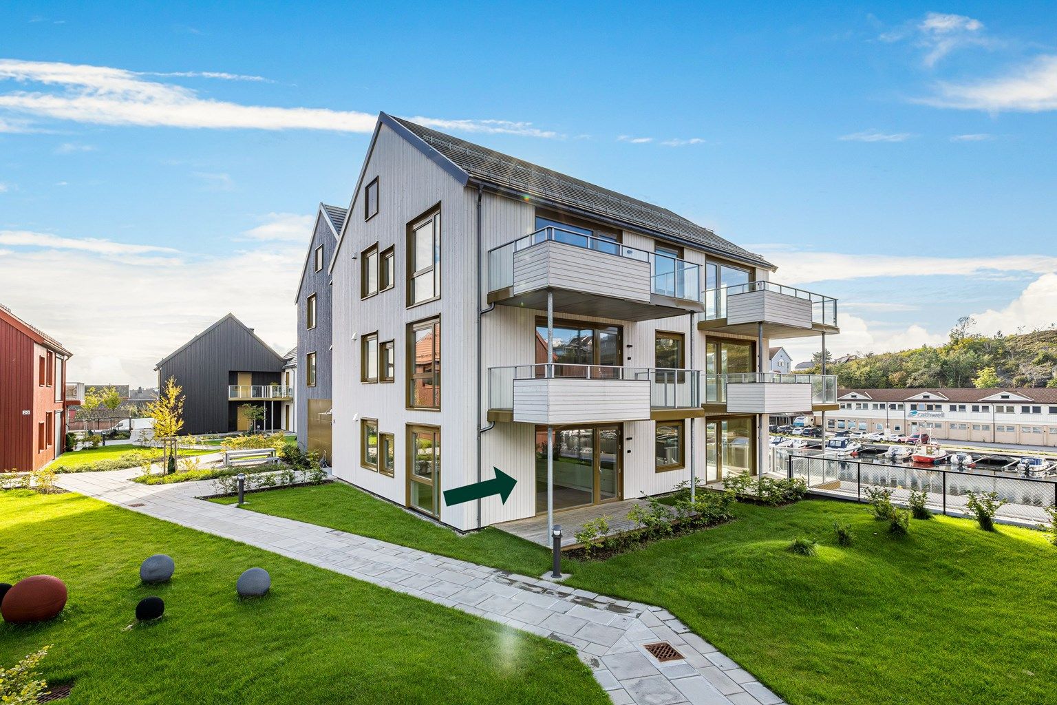 Cudrios gate 28  - lys og praktisk 2 roms i 1. etasje i sjøhuset Galicia. 