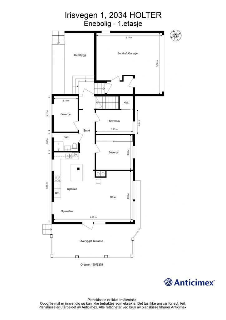 Plantegning 1.etasje.