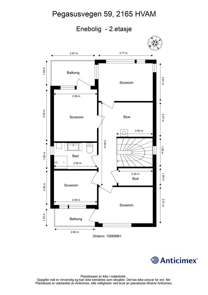 Plantegning 2. etasje