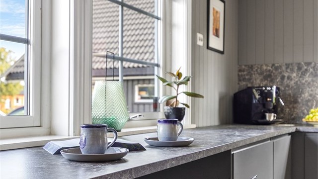 Barløsningen er en fin plass for en morgenkaffe.