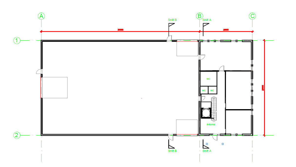 Plantegning 1 etasje