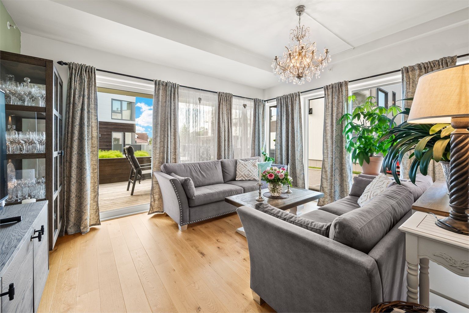 Leiligheten har balansert ventilasjonsanlegg med varmegjenvinning.