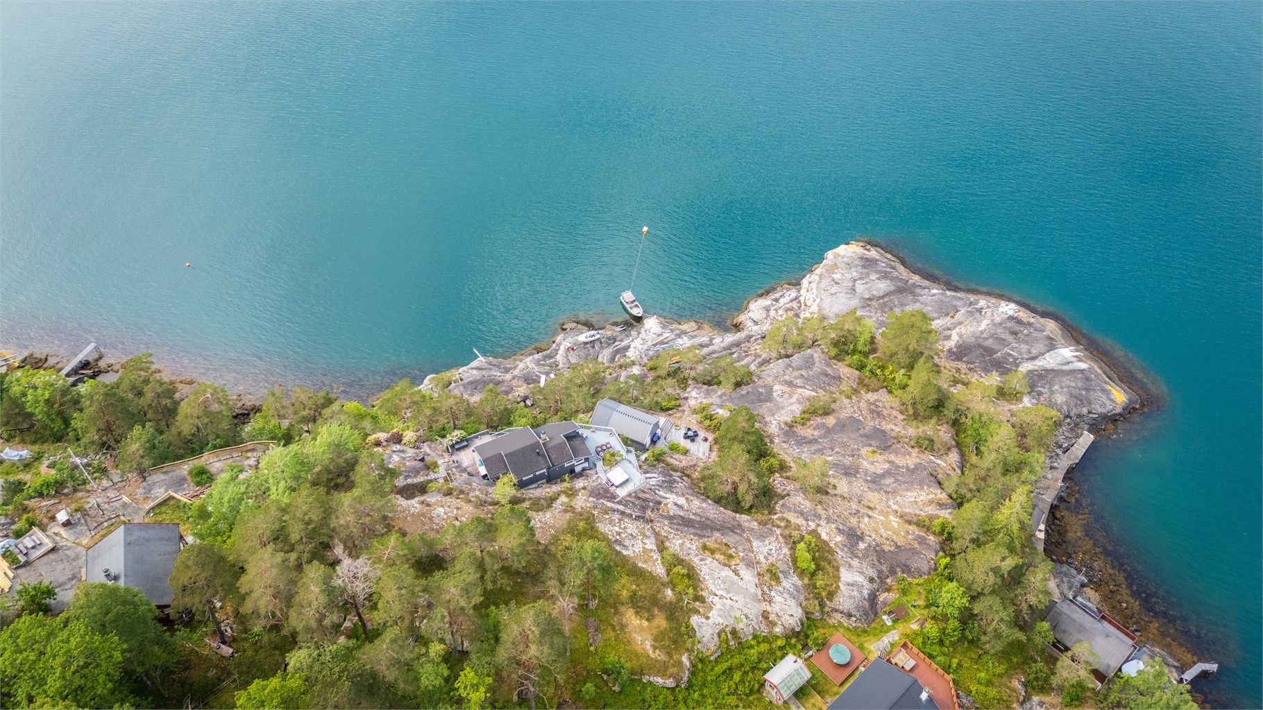 - Koselig, lite hytteområde -