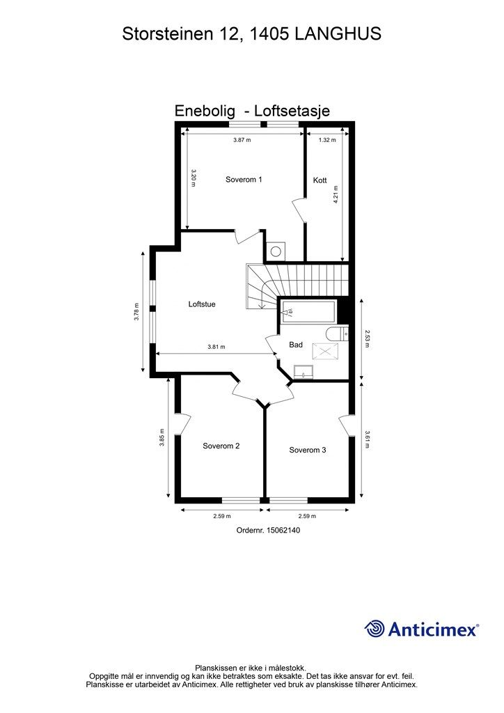 Plantegning 2. etasje