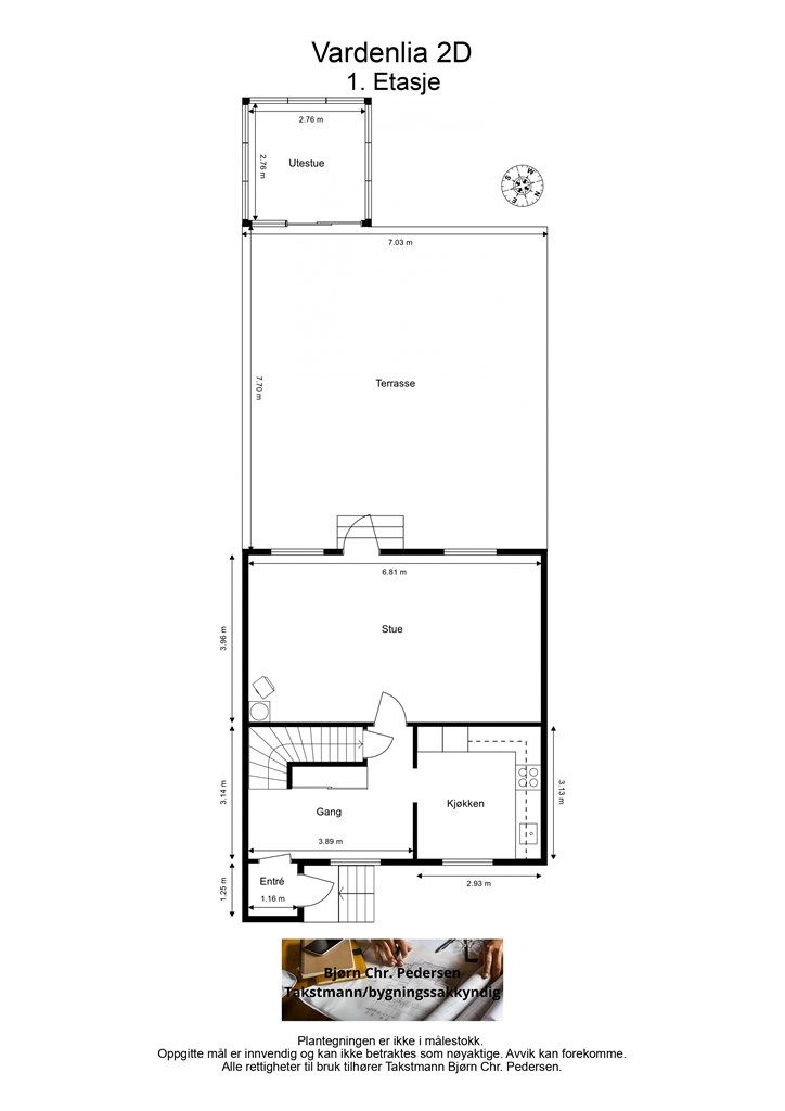 Plantegning første etasje