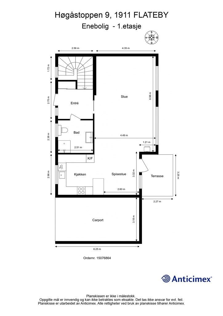 Plantegning 1.etasje