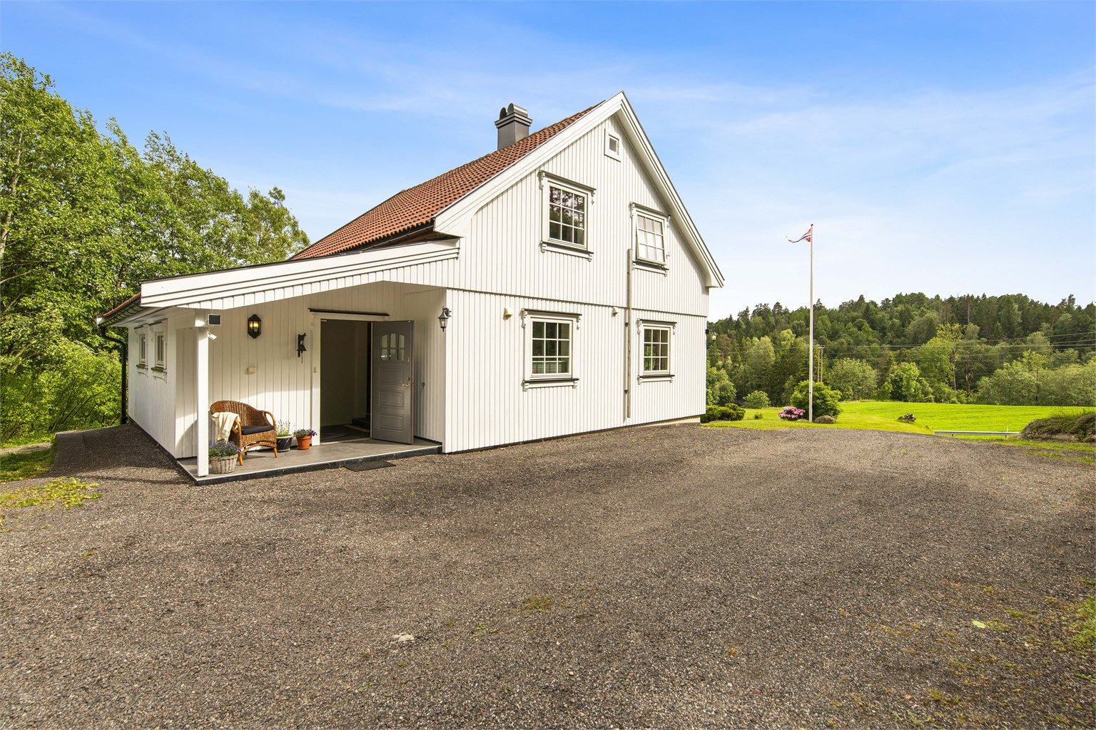 Familiebolig med god boltreplass