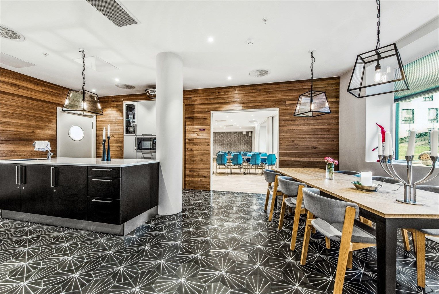 Selskapslokale som kan leies av beboerne. 