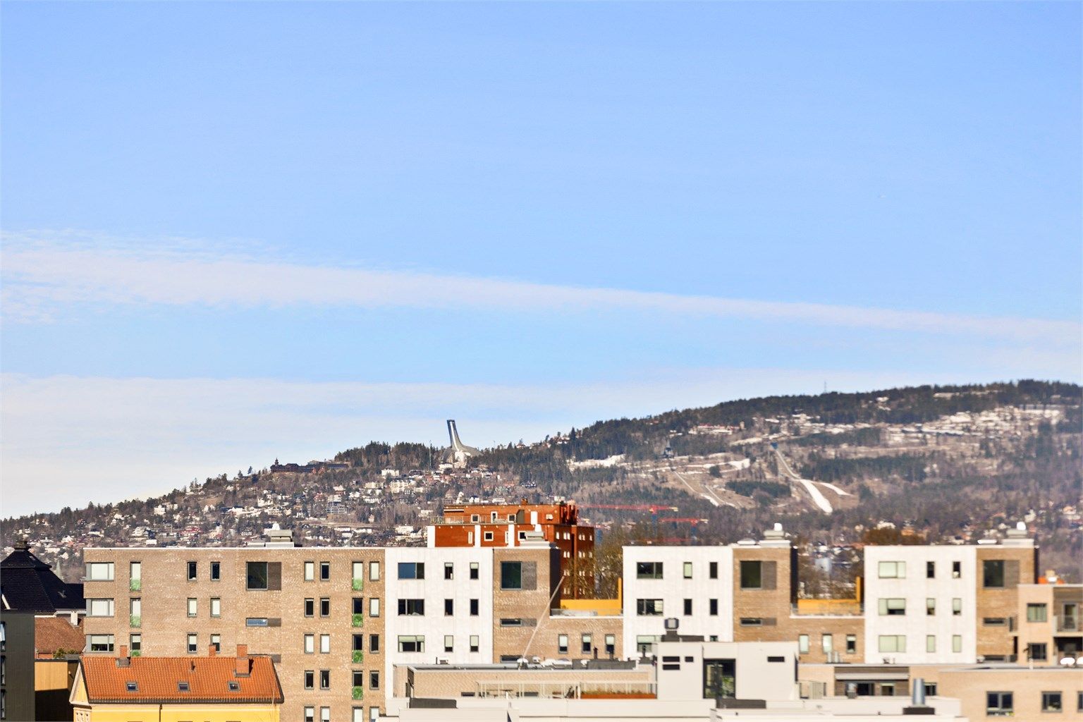 Utsikt mot Holmenkollen.