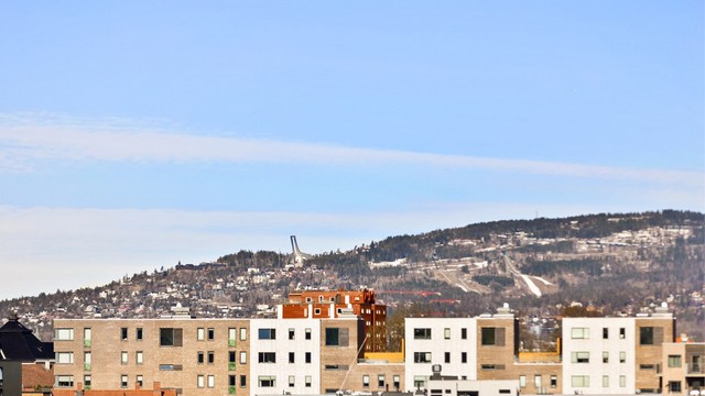 Utsikt mot Holmenkollen.