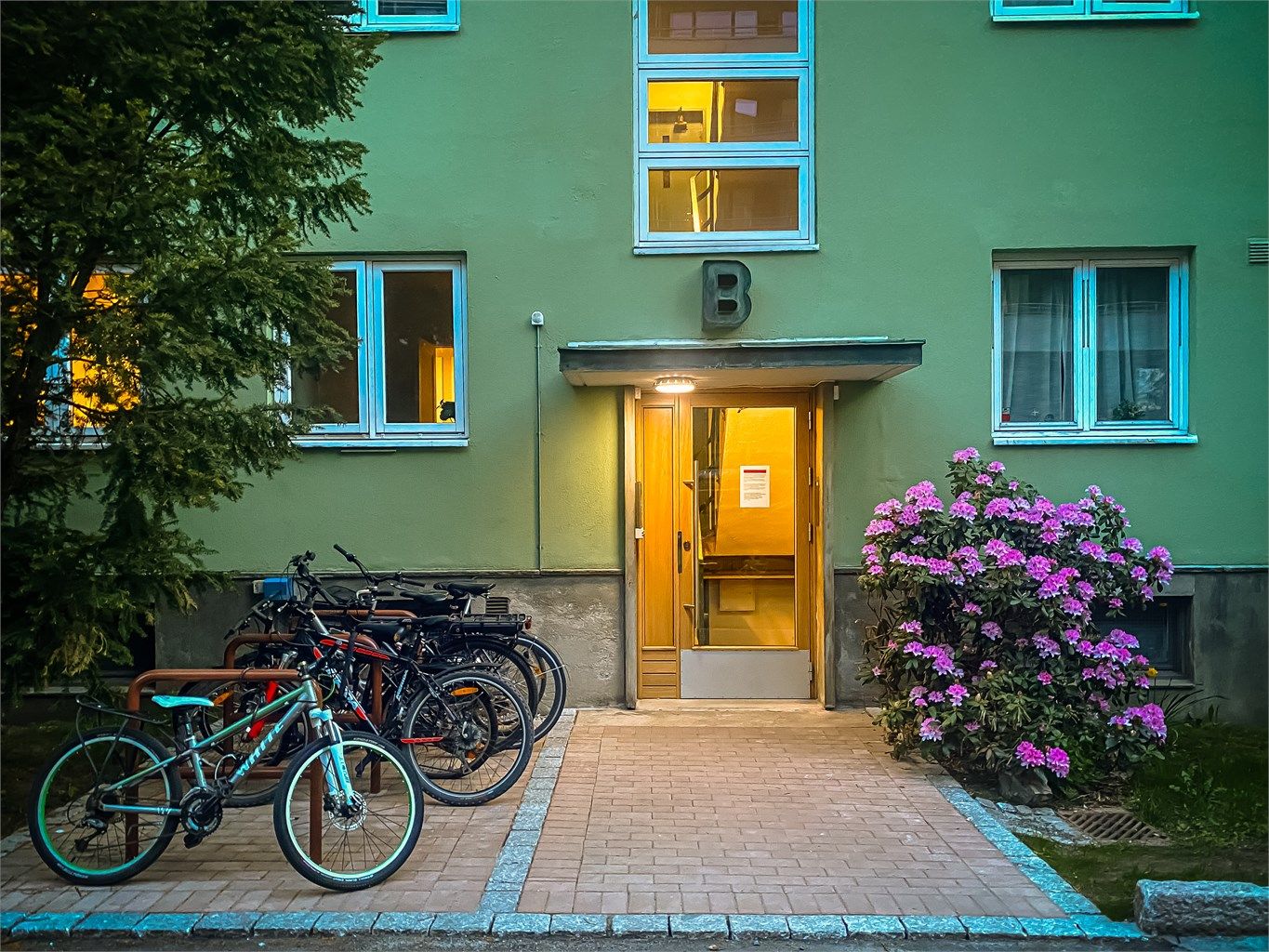 Området Marienlyst ble regulert til boliger i 1934-36, og de såkalte lamellblokkene ble reist.