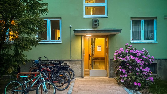 Området Marienlyst ble regulert til boliger i 1934-36, og de såkalte lamellblokkene ble reist.