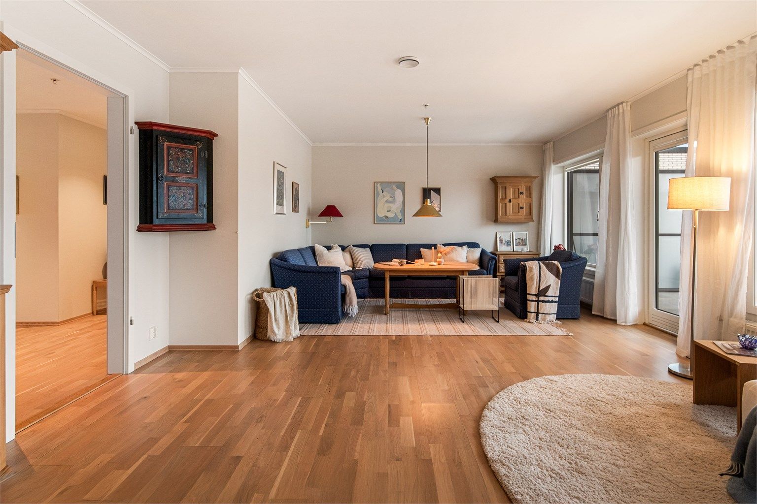 Her er mulighet for å lage ett 3. soverom ved behov