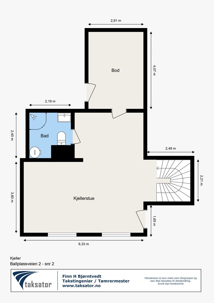 Plantegning - Kjeller