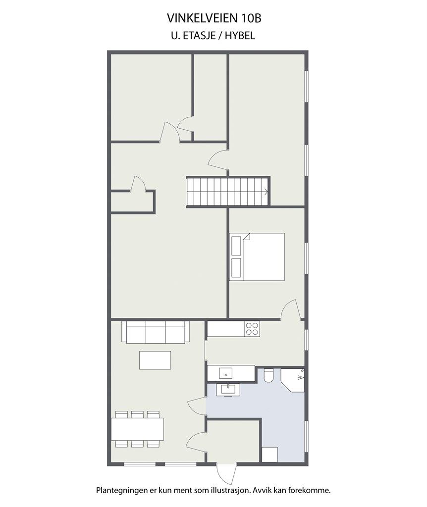 Plantegning underetasje