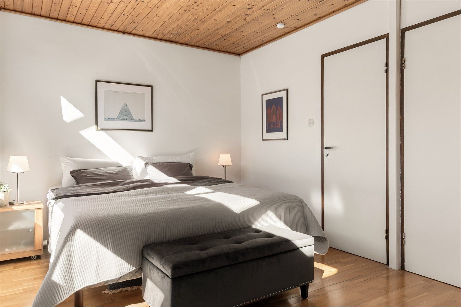 - På originale tegninger er det to soverom -