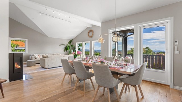 Vedovnen bidrar med ekstra varme og hygge på kalde dager.