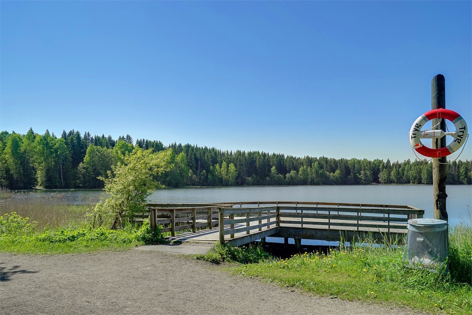 Kort vei til Nordbytjernet og gode turområder