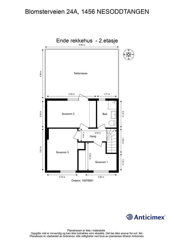 Plantegning 2. etasje