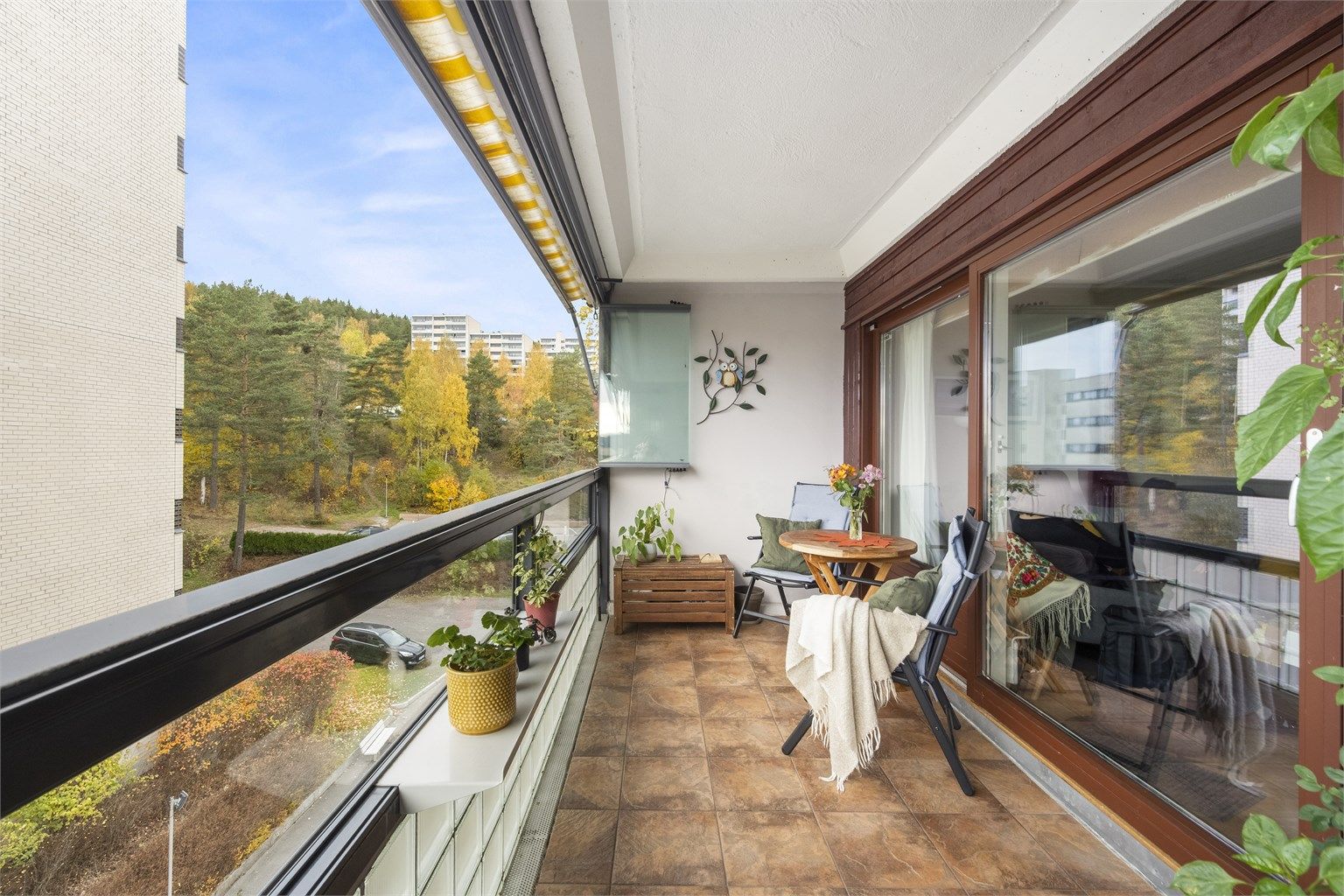 Her kan man nyte solen fra ca. kl 15:00 til solnedgang på sommerstid