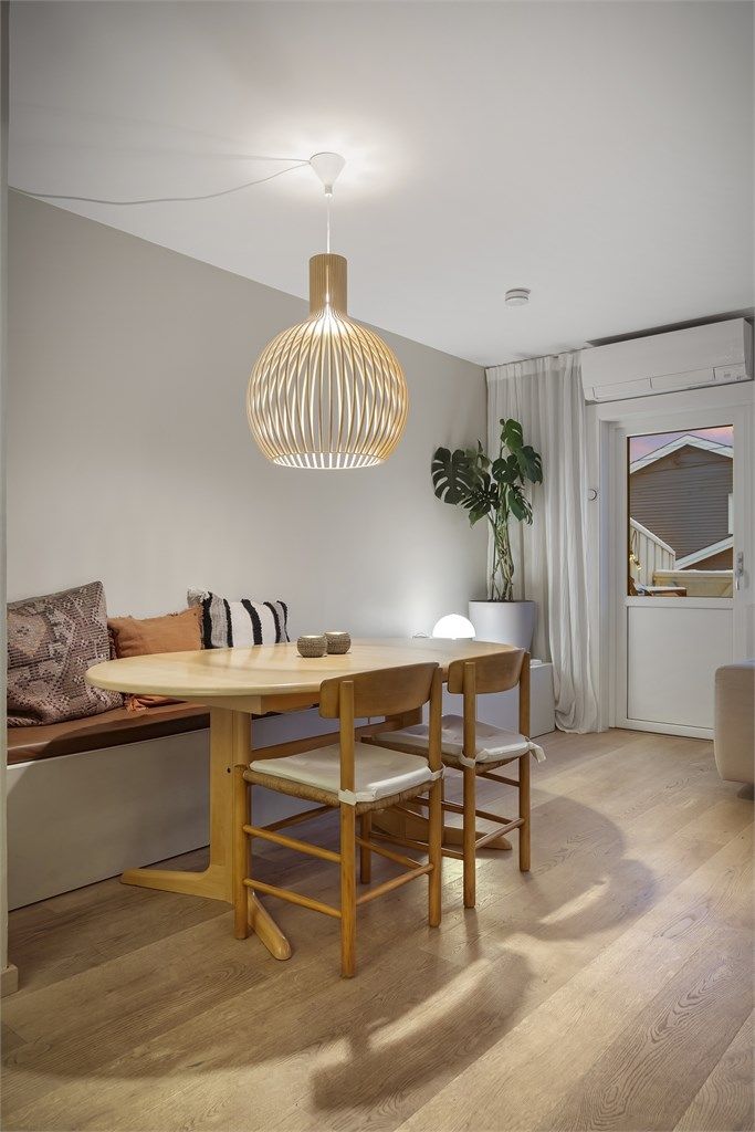 God plass til et spisebord for hele familien.