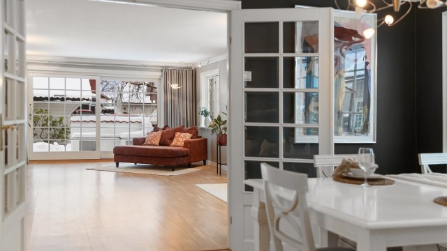 Boligen oppleves lys og luftig og har gode kvaliteter