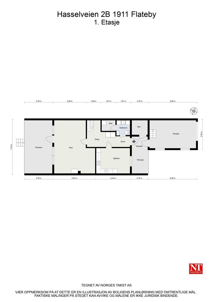 Plantegning - 1. Etasje