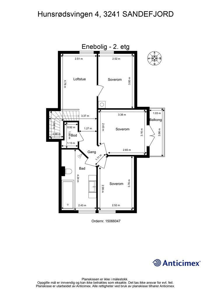 Plantegning 2. etasje