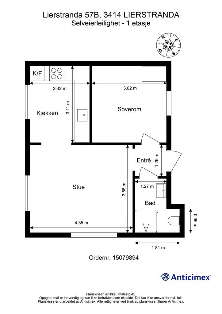 Plantegning - 1. etasje
