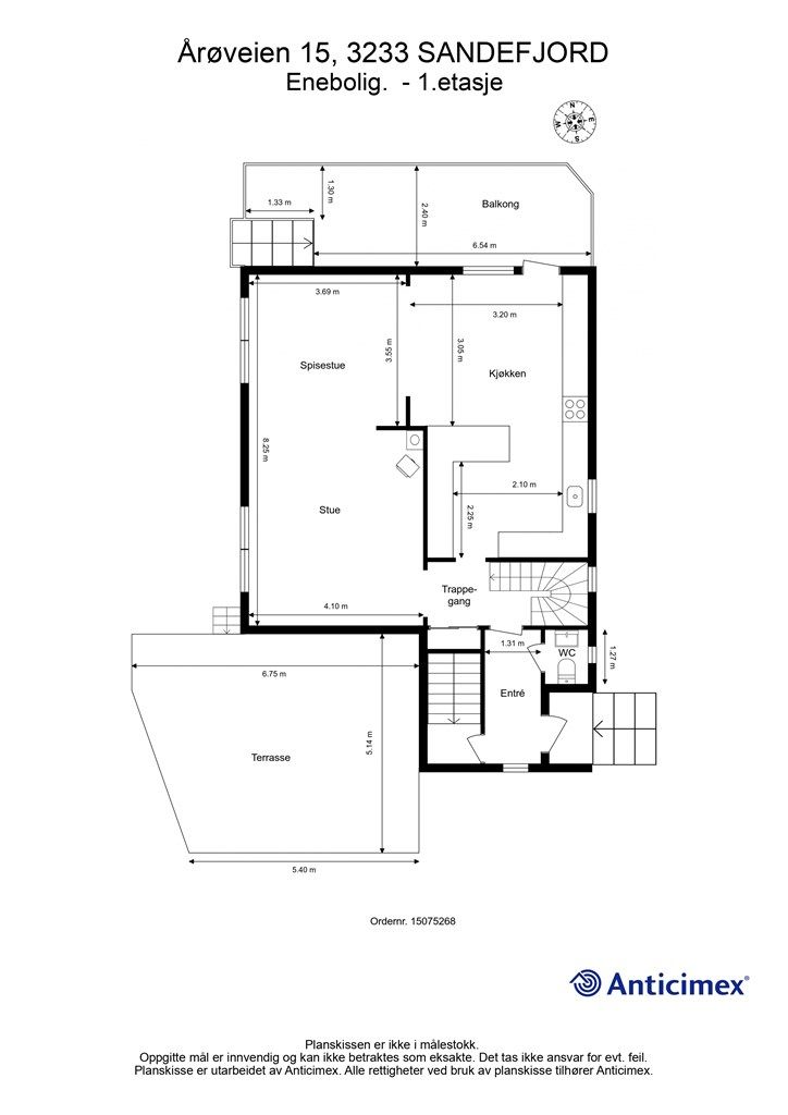 Plantegning - 1.etasje