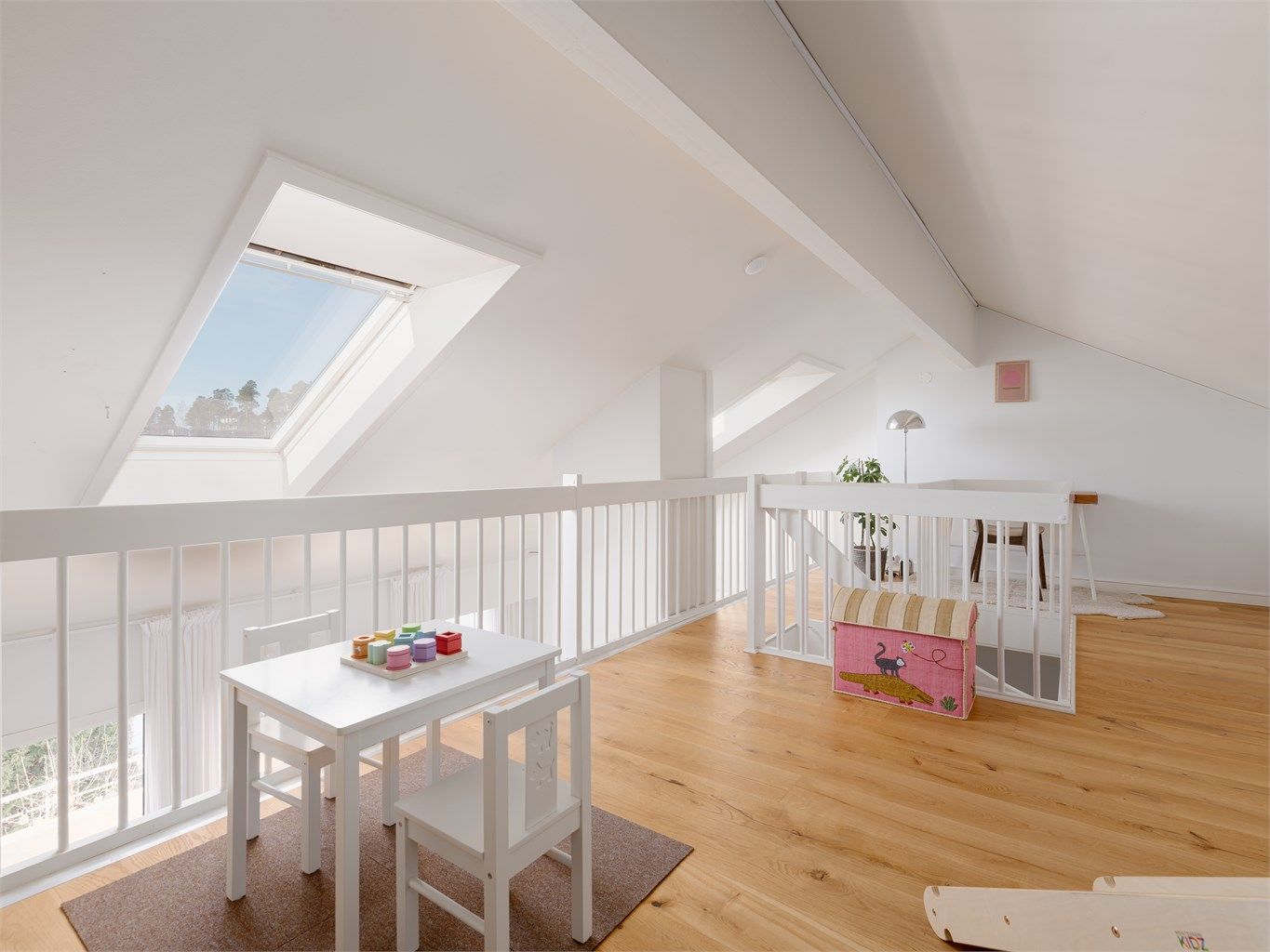 Her er det gode muligheter for å innrede med en TV-stue eller annet du skulle ha behov for. 