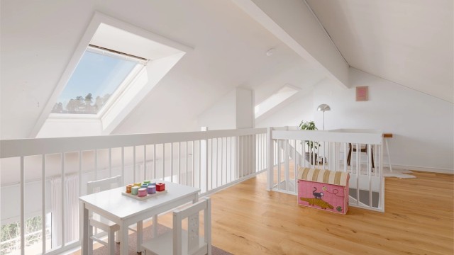 Her er det gode muligheter for å innrede med en TV-stue eller annet du skulle ha behov for.