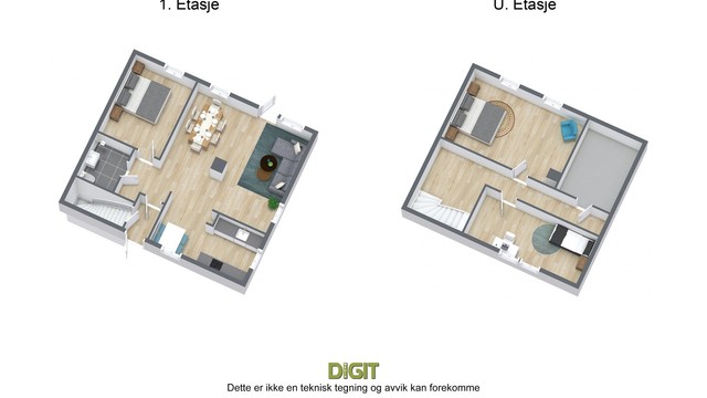 Utsiktsveien 30B - 3D