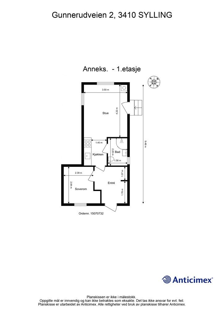 Plantegning - Anneks