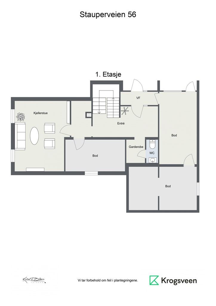 Plantegning 1.etasje 