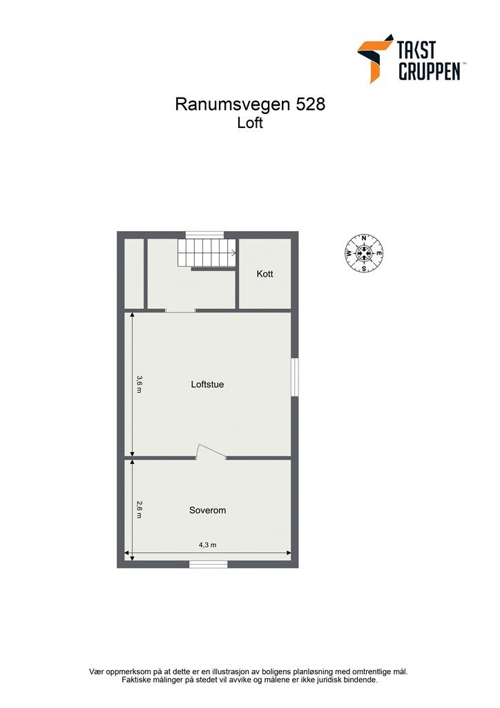 Ranumsvegen 528 - Loft