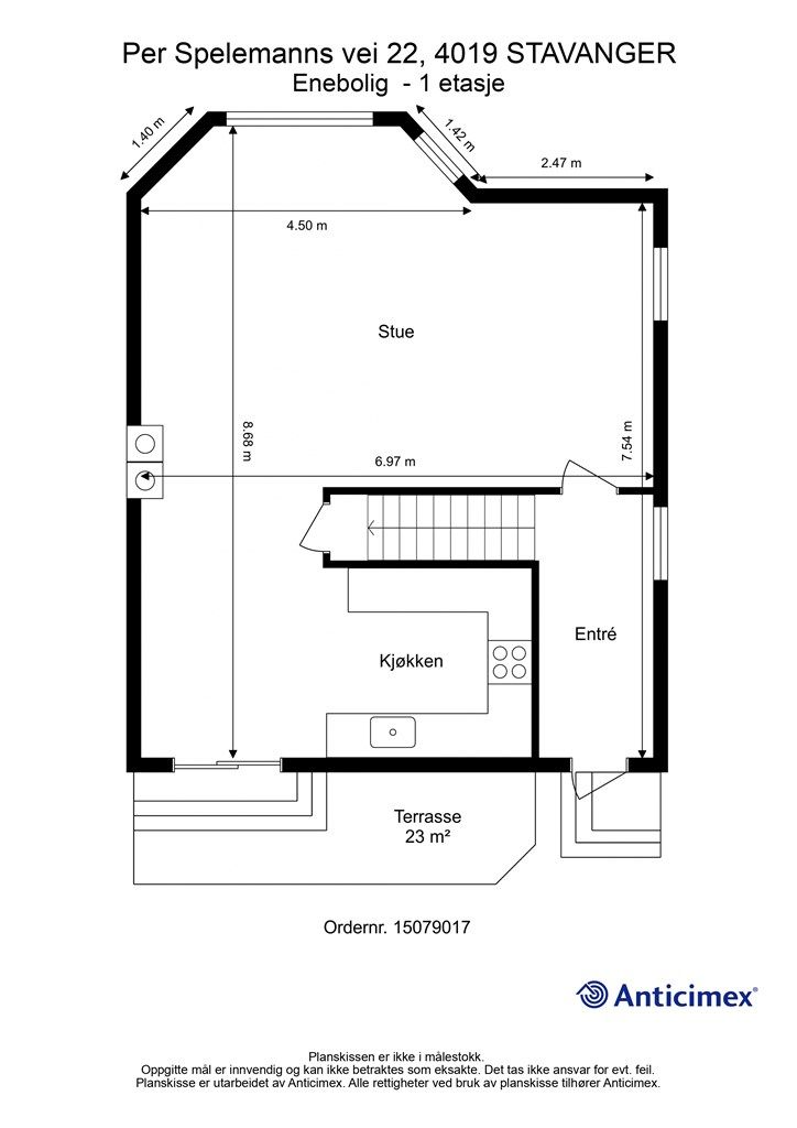 Plantegning 1 etasje