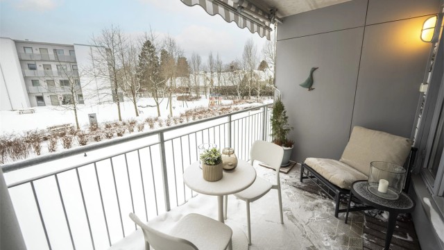 Deilig uteplass hvor sommeren kan nytes.