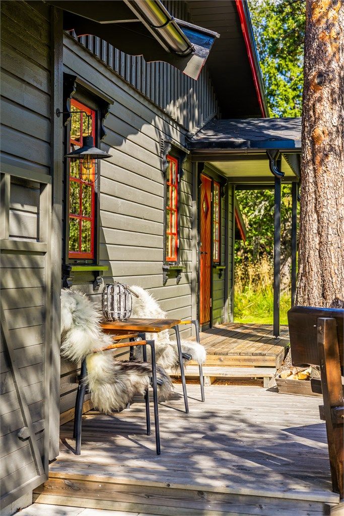 Her nytes frokostene i godvær.