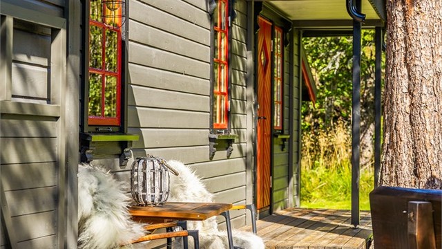 Her nytes frokostene i godvær.