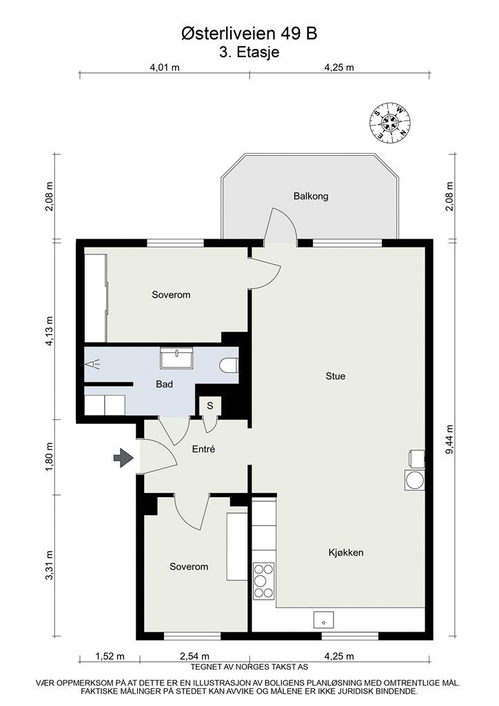 Planskisse 3. Etasje