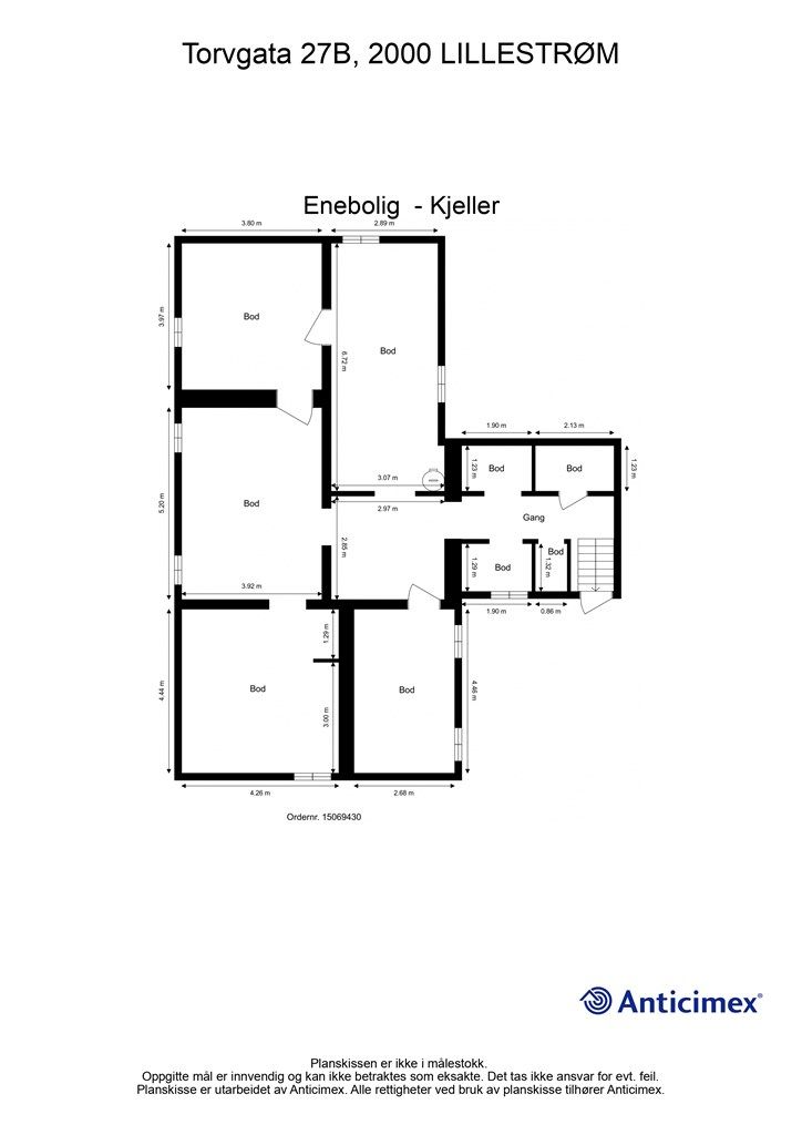 Plantegning - Kjeller.